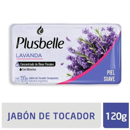 JABON DE TOC PLUSBELLE 120G LAVANDA